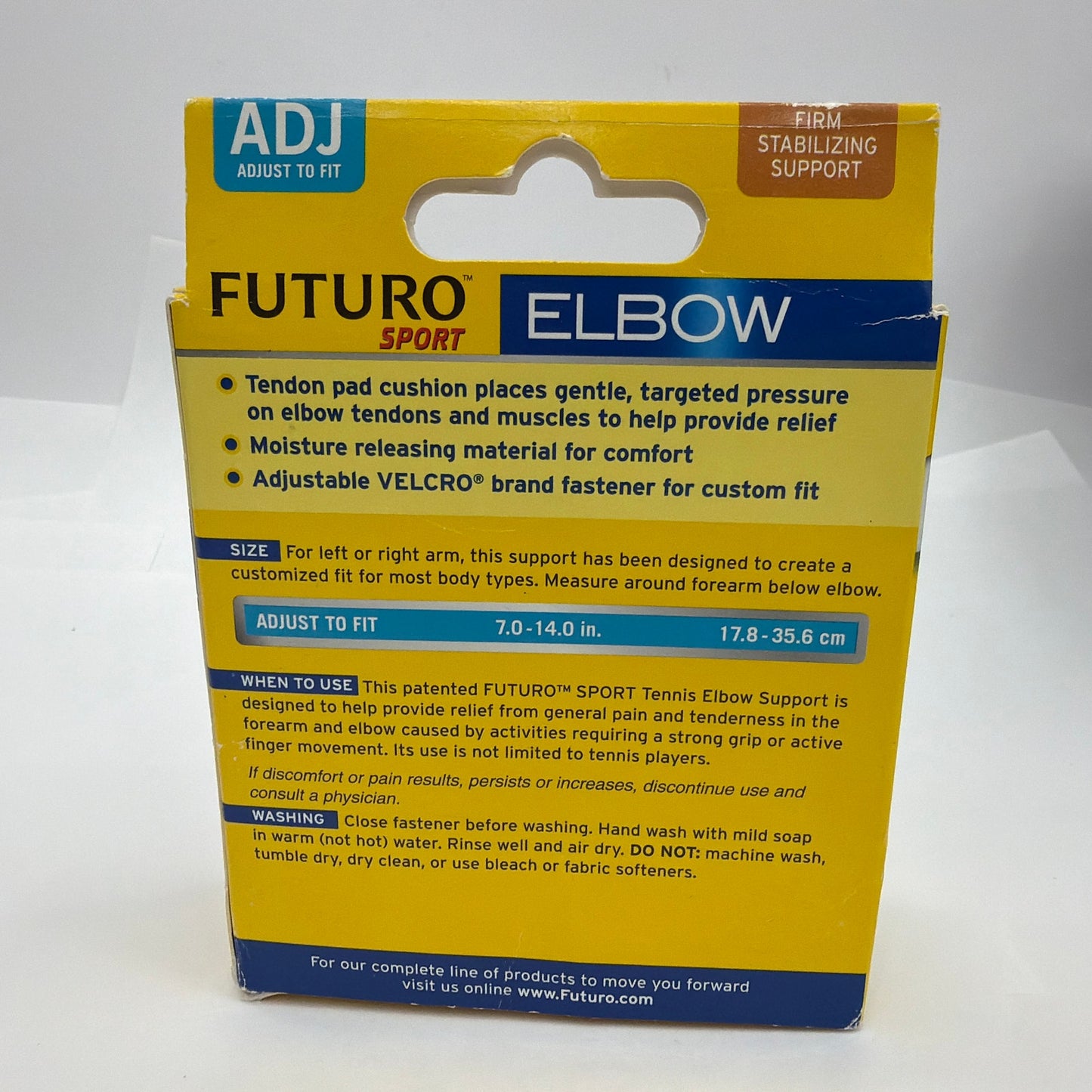 FUTURO Sport Tennis Elbow Support Adjustable Brace 45975EN