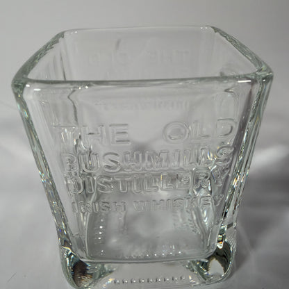 The Old Bushmills Distillery Irish Whiskey Square Tumbler Glass 152 ml