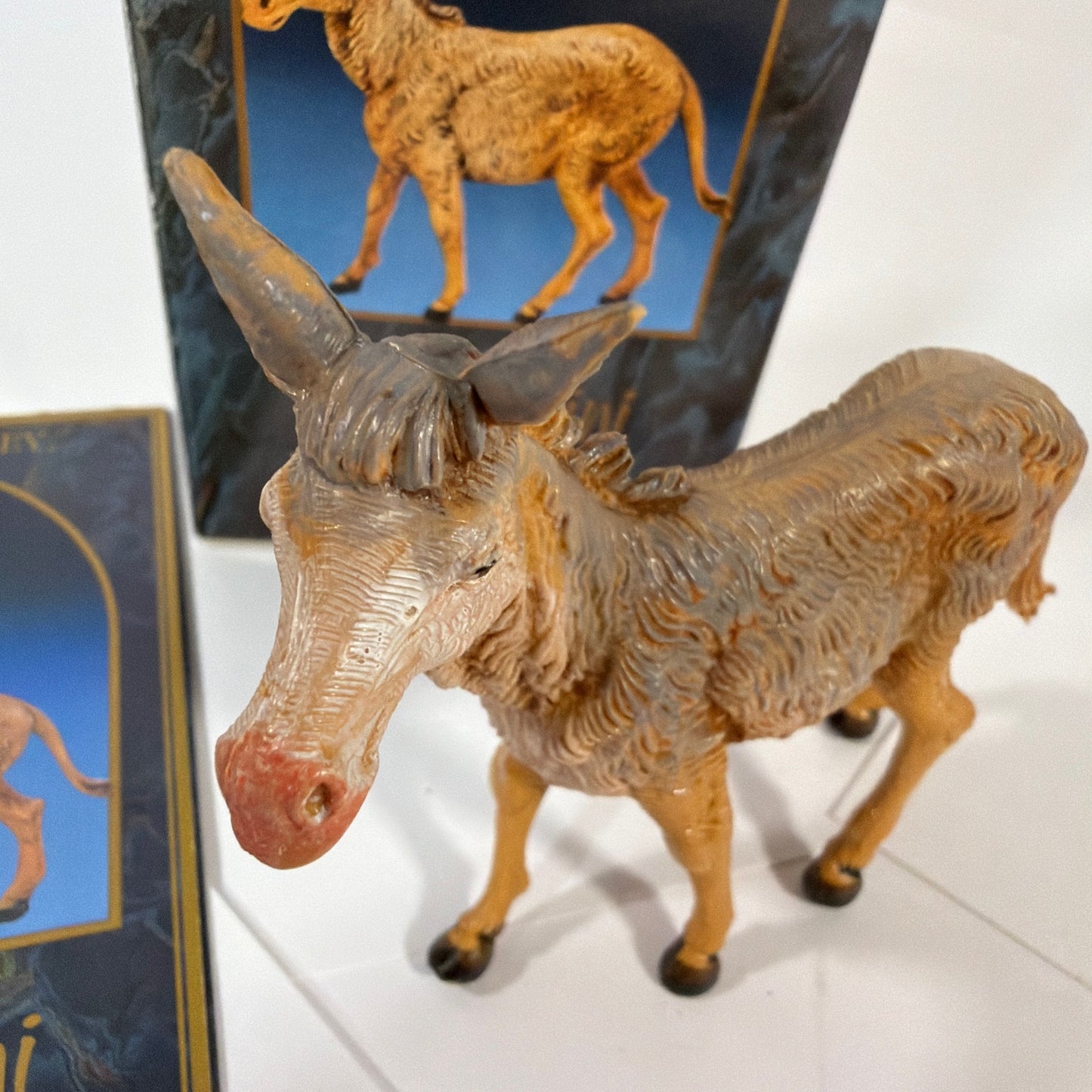 Fontanini 5" Heirloom Nativity Standing Donkey Figurine 52443 w/ Box